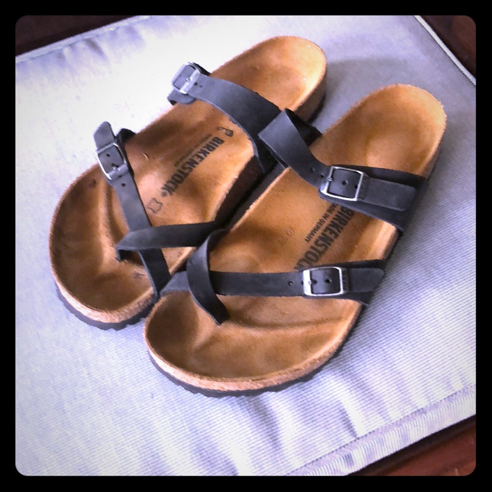 Birkenstock Mayari black leather  size 40
